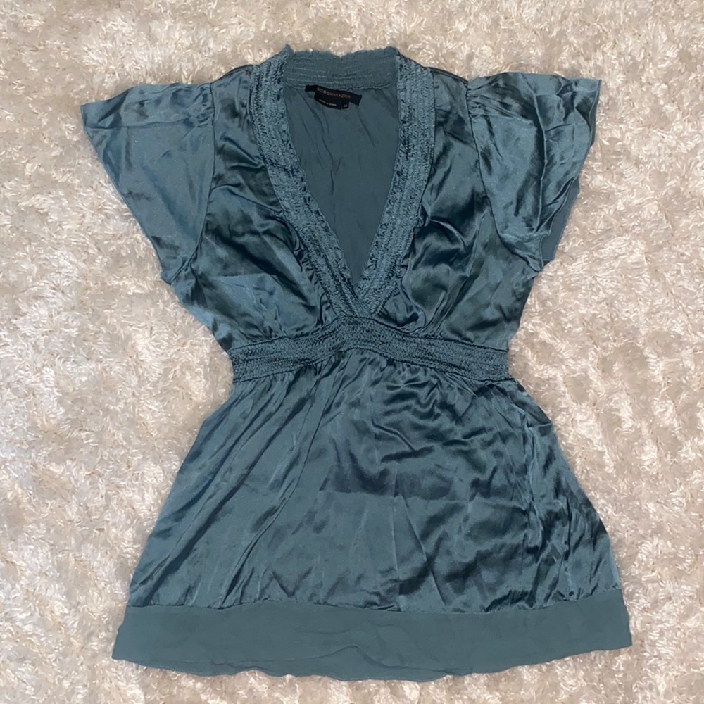BCBGMaxAzria silk top